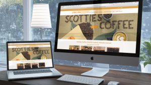 Scotties Coffee website redesign and launch